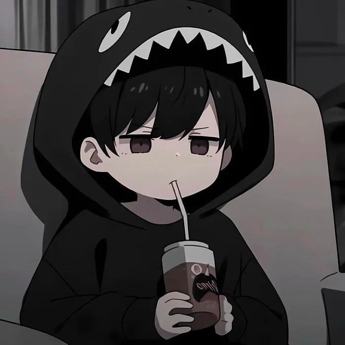 avatar đôi chibi ngầu nam