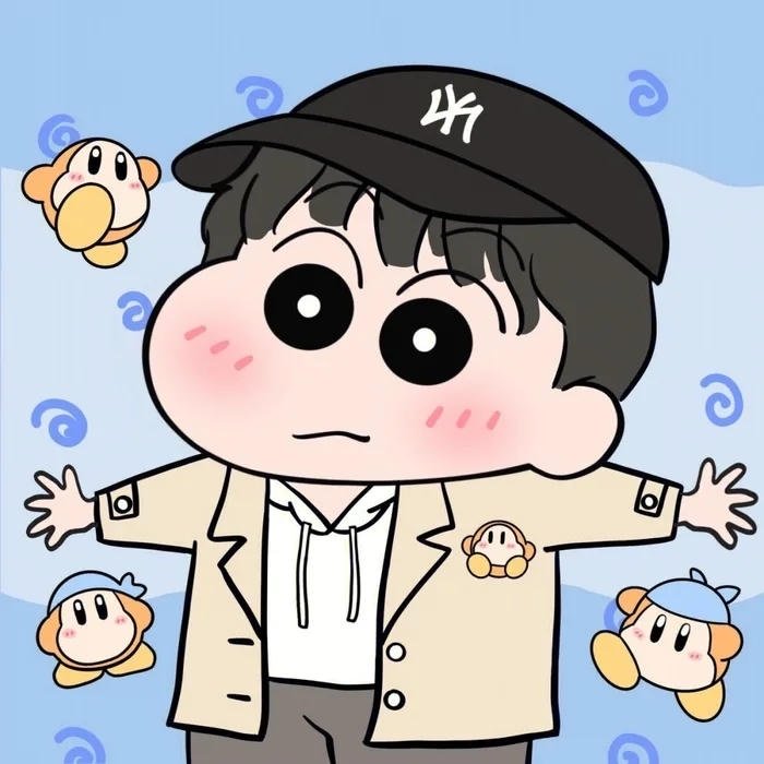 avatar đôi chibi siêu dễ thương nam