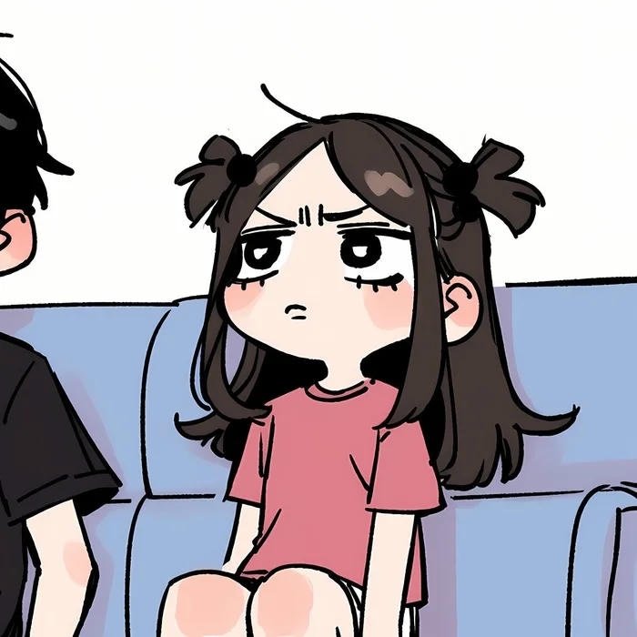 avatar đôi cho 2 người giận nữ