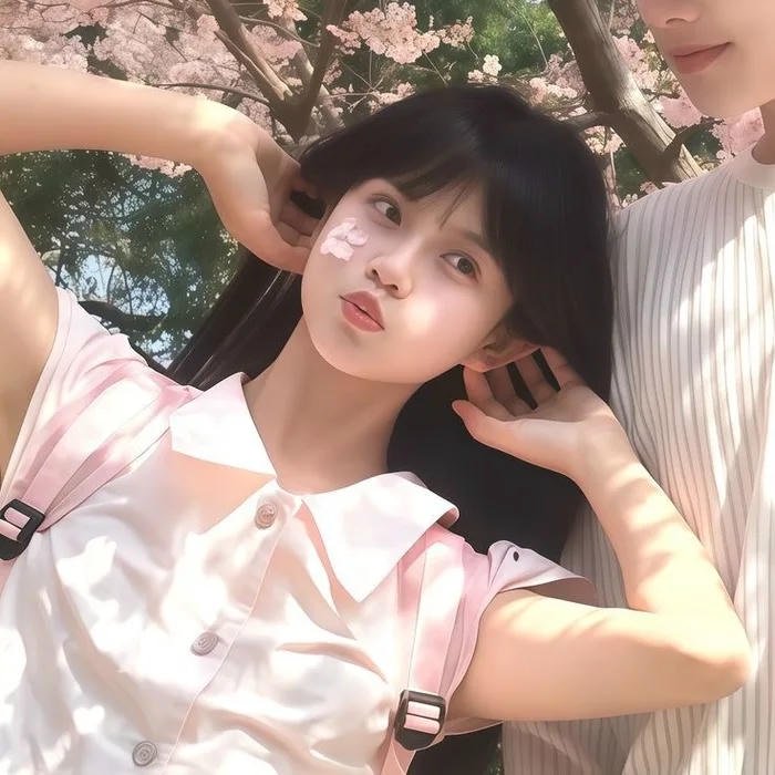 avatar đôi người thật học đường nữ