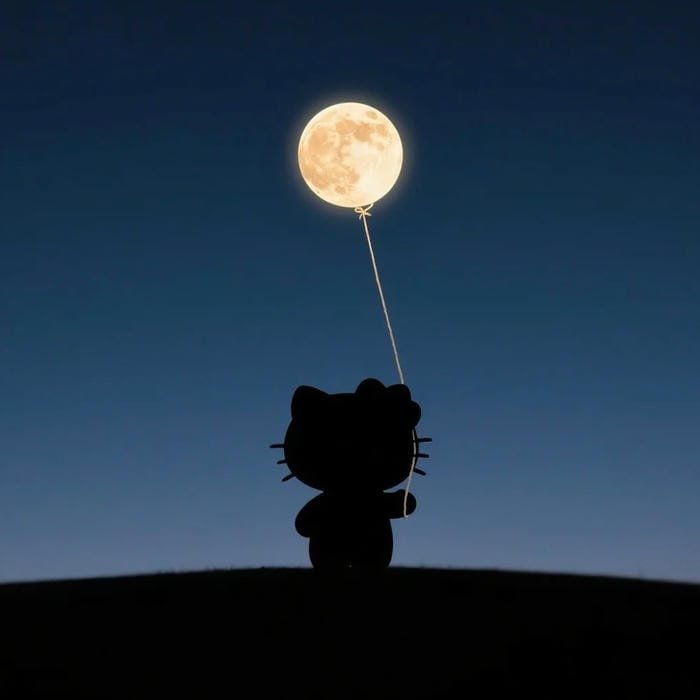 avatar hello kitty ban đêm