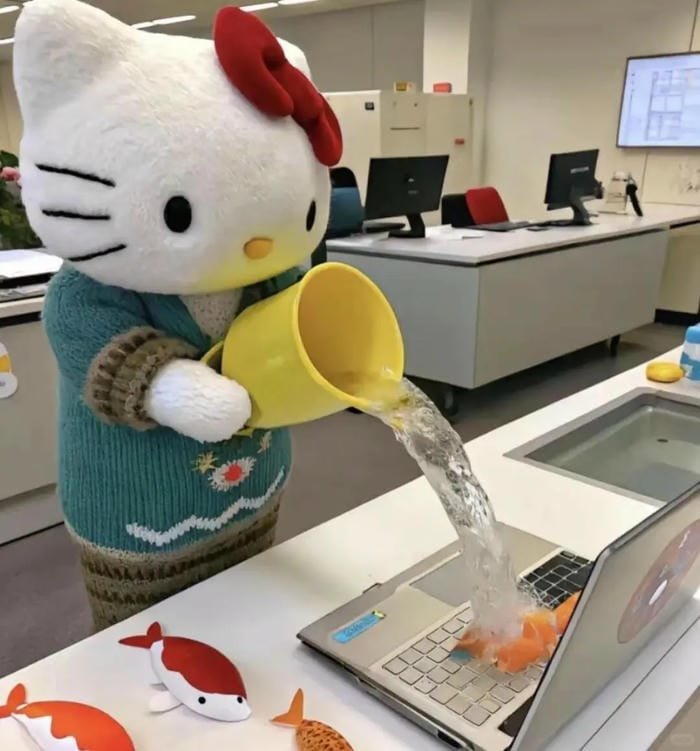 avatar hello kitty đơn giản