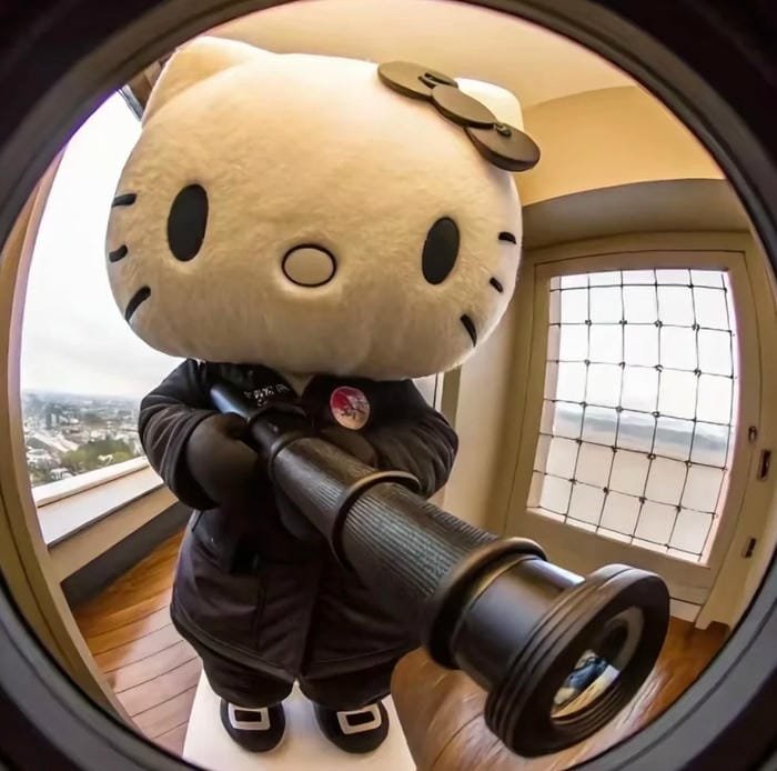 avatar hello kitty ống kính