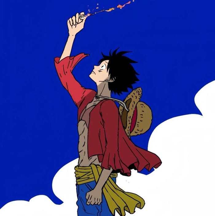 avatar luffy chill