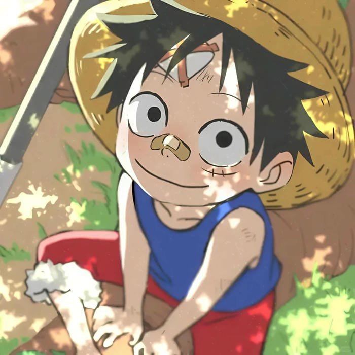 avatar luffy đáng yêu