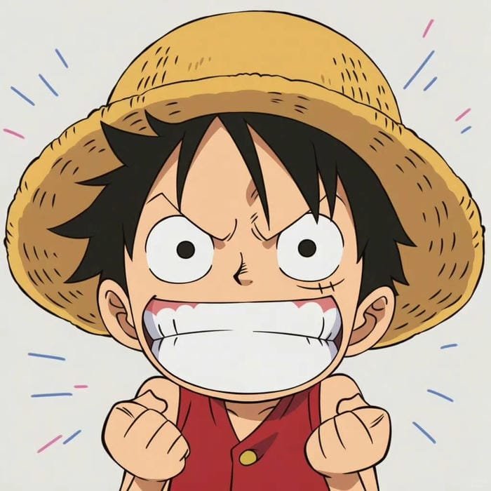avatar luffy hài hước