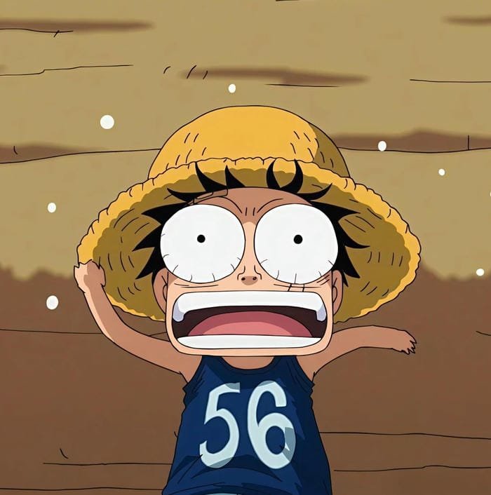 avatar luffy hồi nhỏ