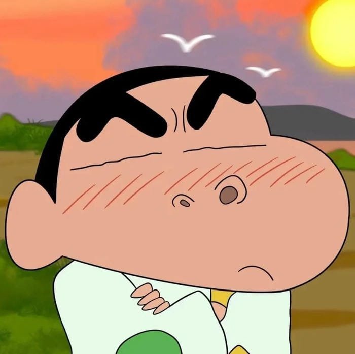 avatar shin cute buồn ngủ