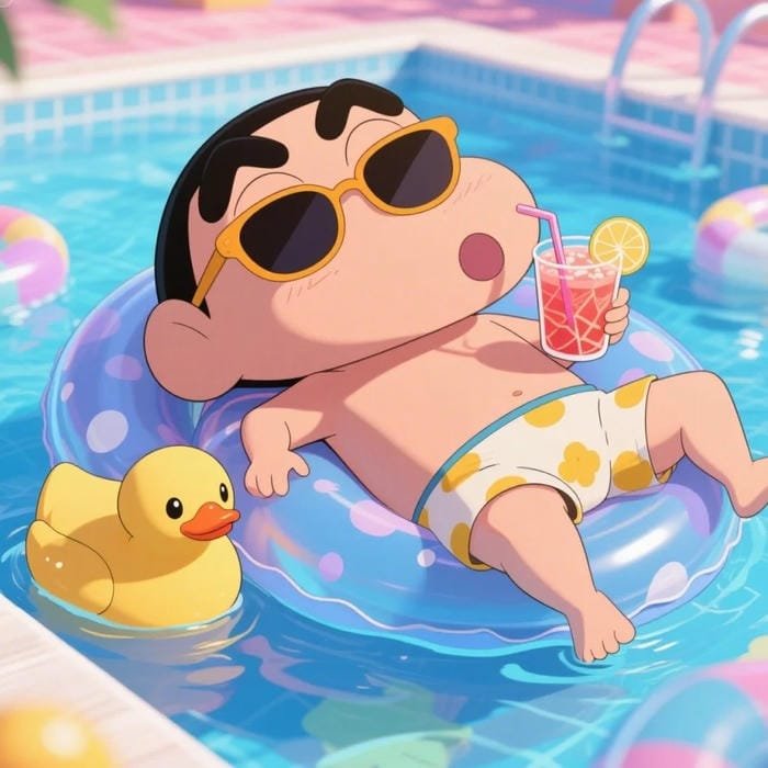 avatar shin cute hoạt hình