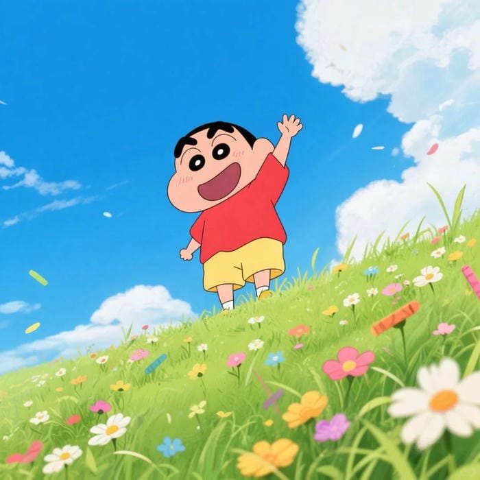 avatar shin dễ thương