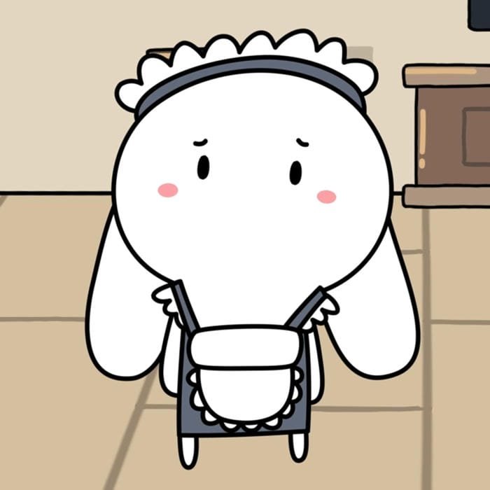 avatar thỏ bảy màu đáng yêu dễ thương