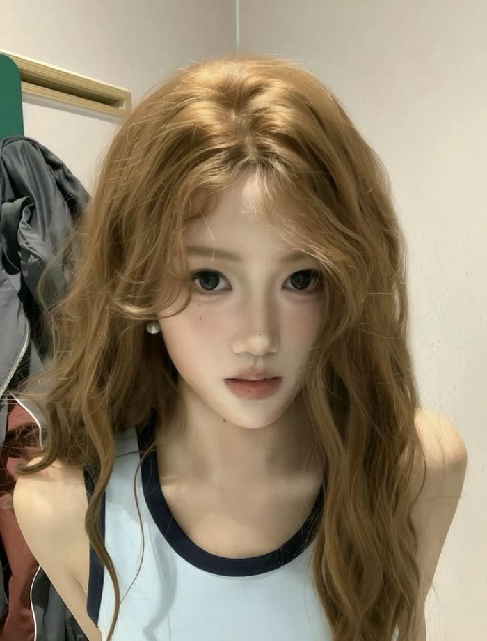 cô gái tóc vàng mang vẻ đẹp tinh tế