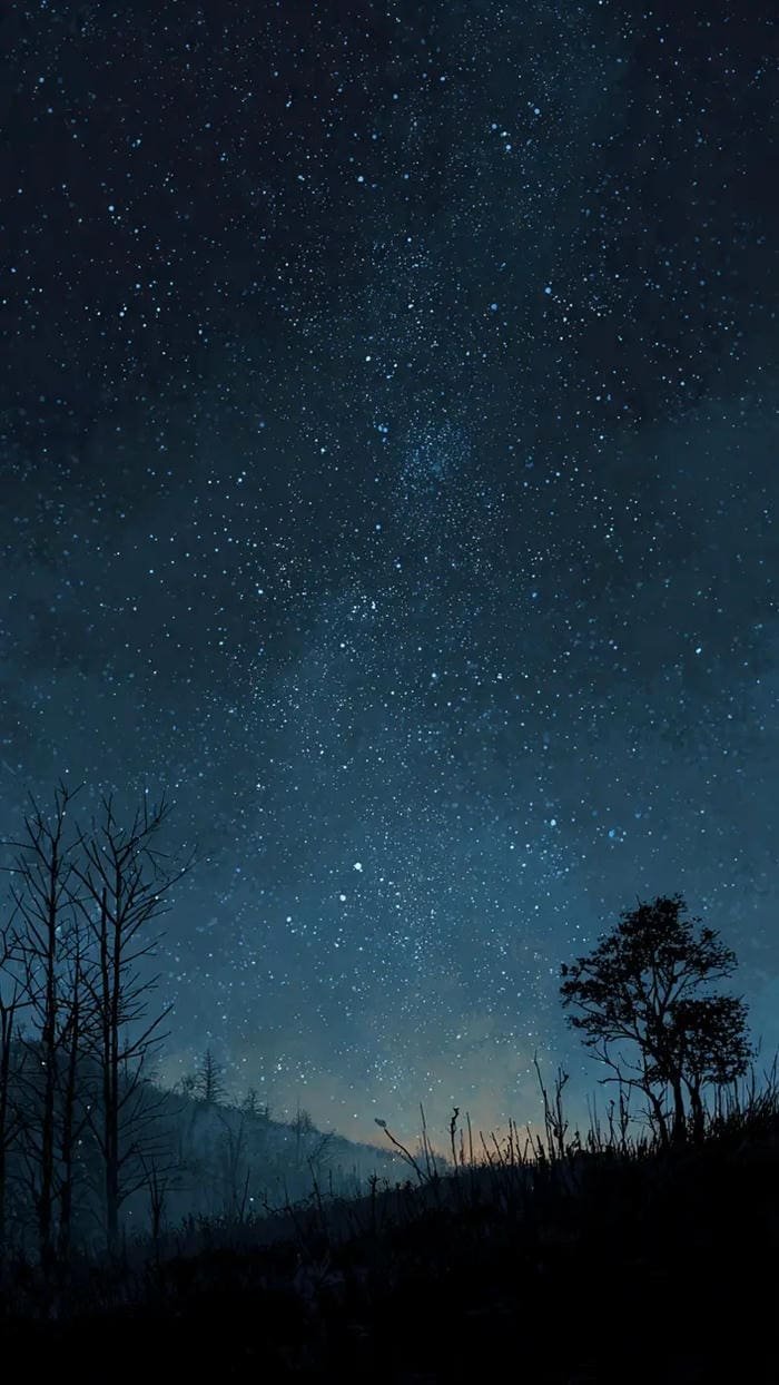 hình nền bầu trời đêm buồn 4k cực đẹp