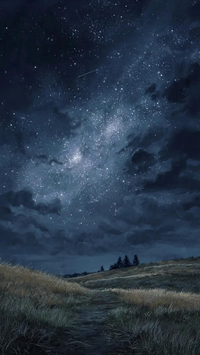 hình ảnh bầu trời đêm buồn cô đơn nhất