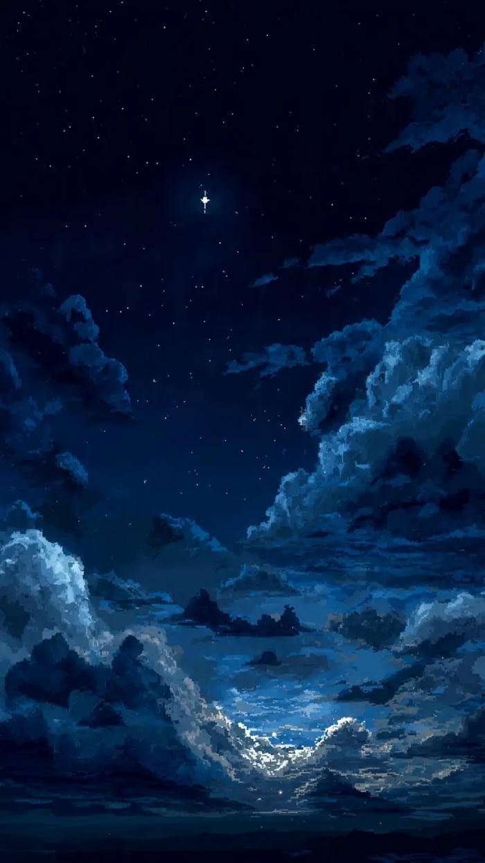 hình ảnh bầu trời đêm buồn cực đẹp