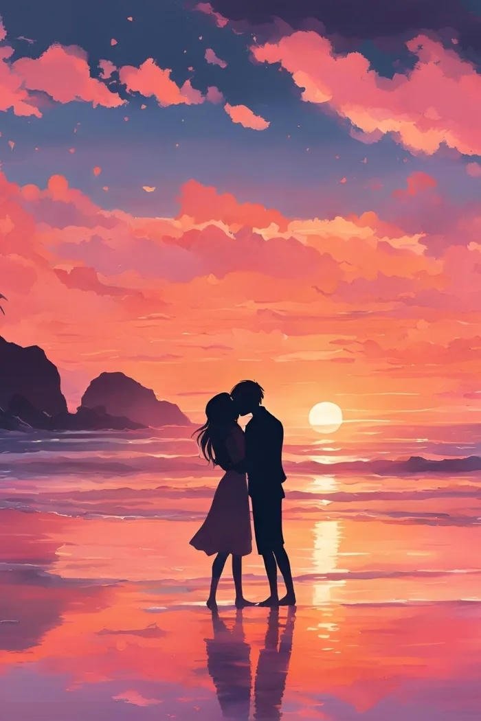 hình ảnh bầu trời hoàng hôn cực lãng mạn