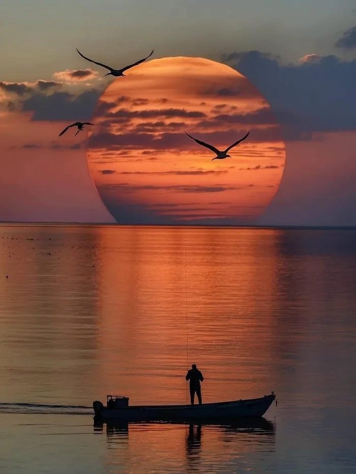 hình ảnh bầu trời hoàng hôn mặt trời đẹp