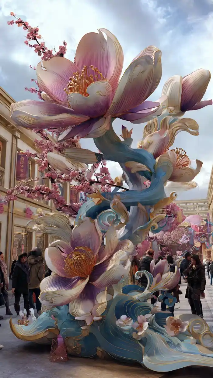 hình ảnh lễ hội mùa xuân cực đặc sắc