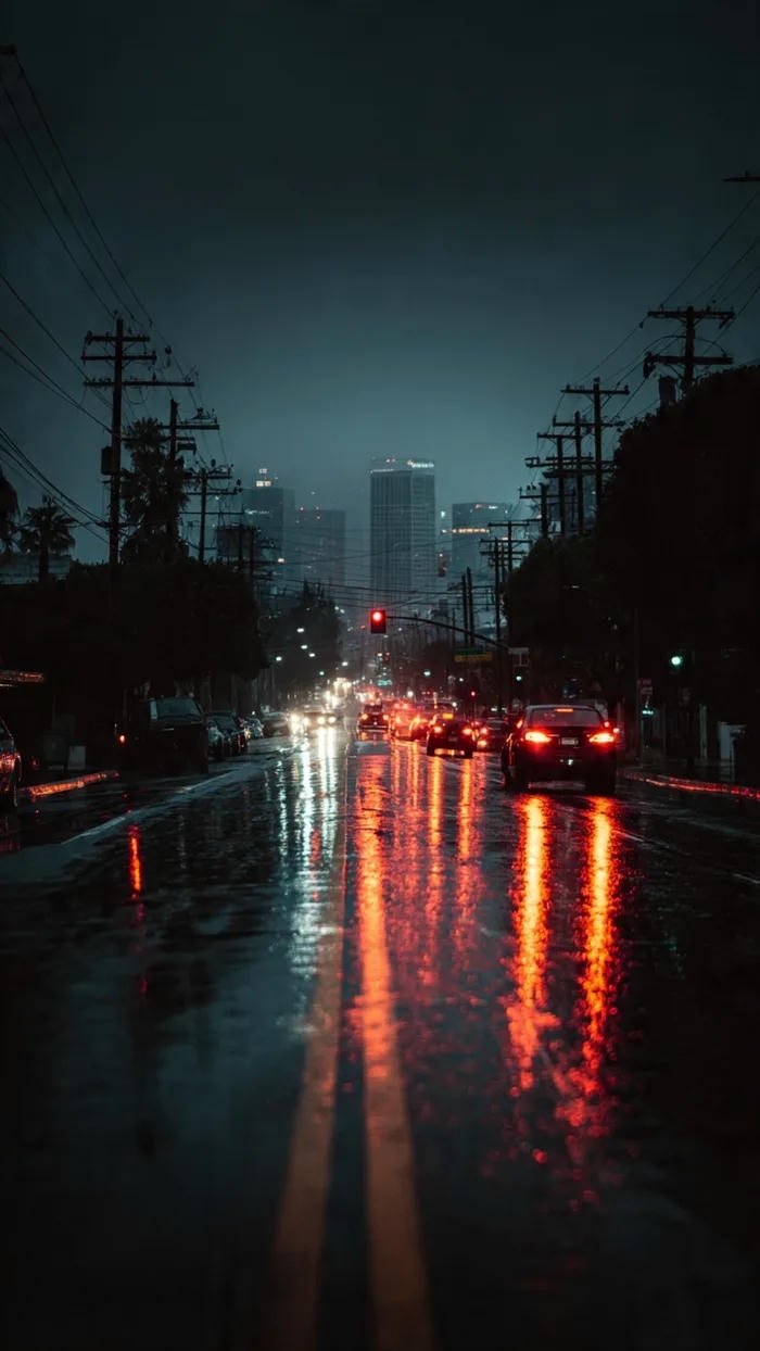 hình ảnh trời mưa gió ngoài đường