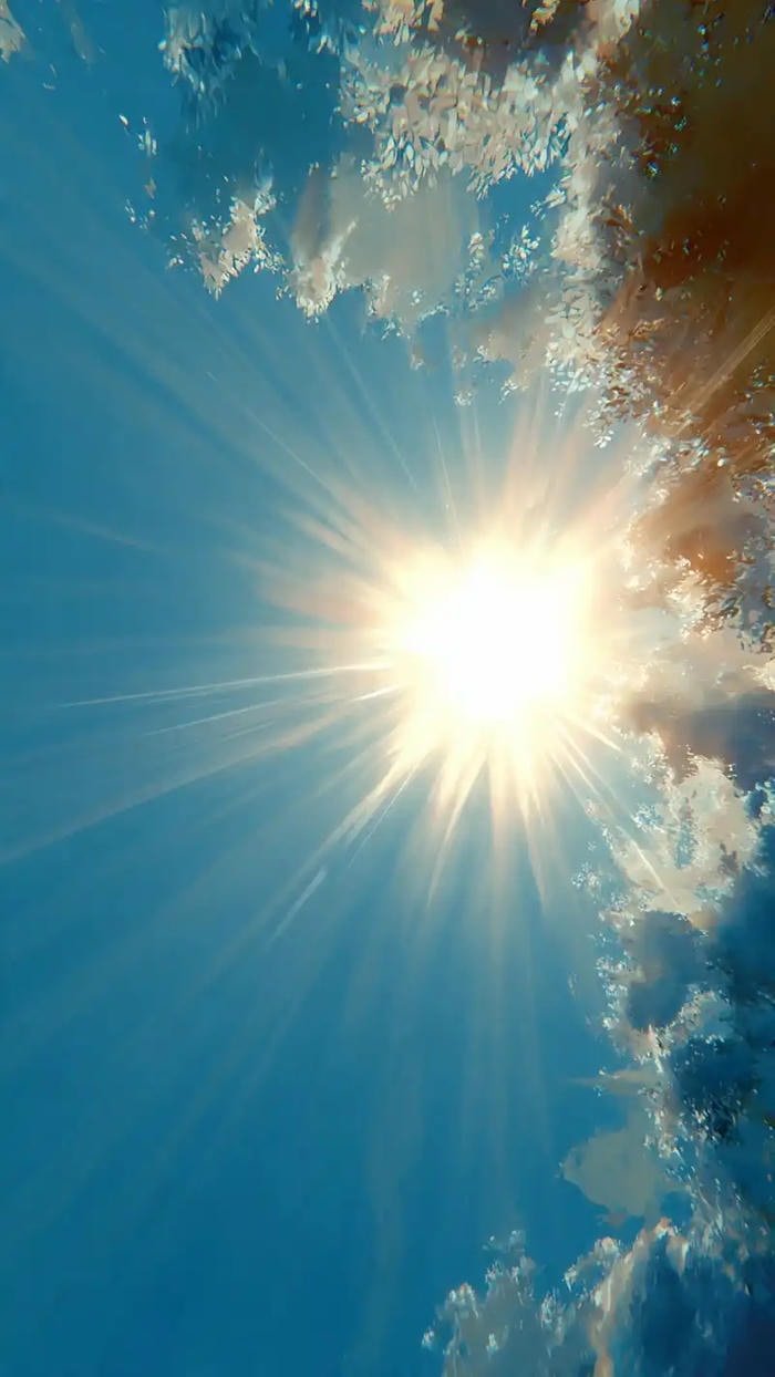 hình 4K về trời nắng chân thật