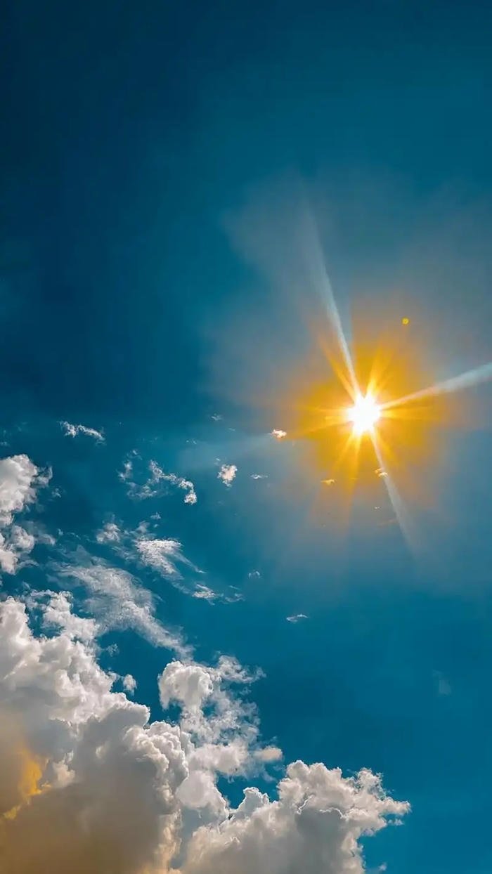 hình ảnh nền trời nắng hoạt hình