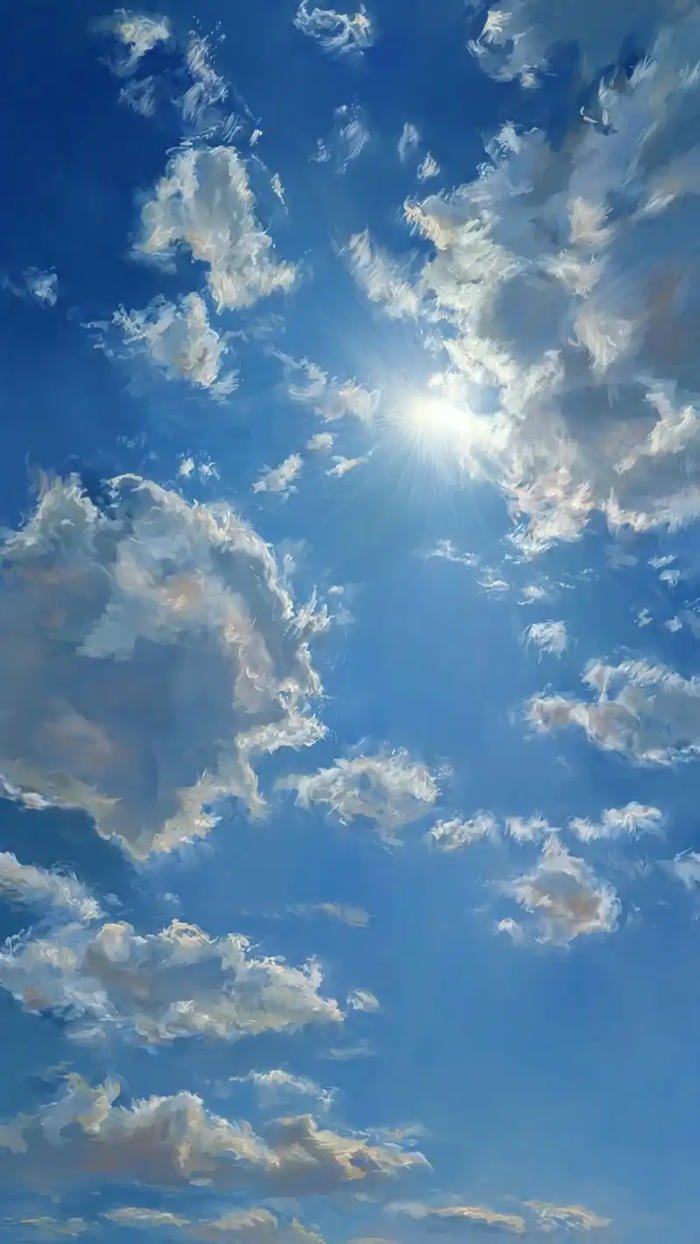 hình ảnh vẽ trời nắng