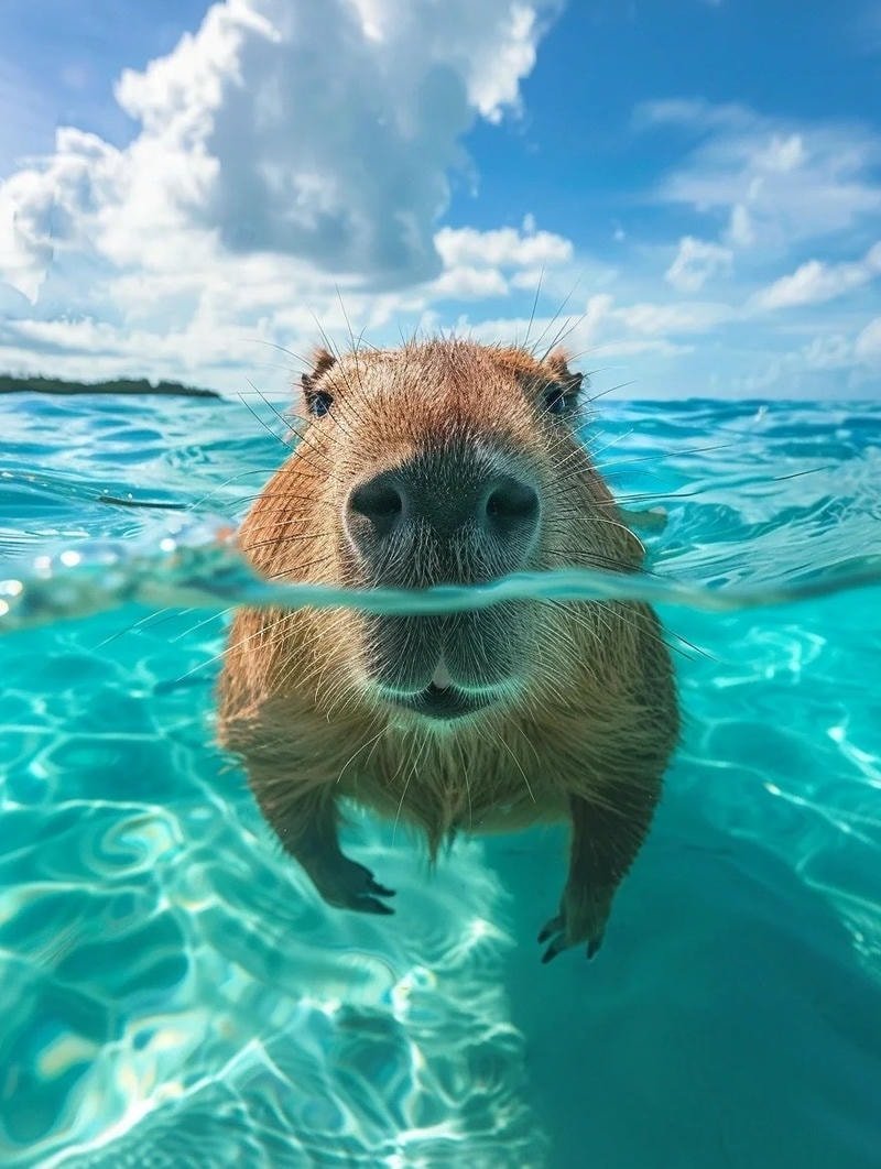 hình nền capybara