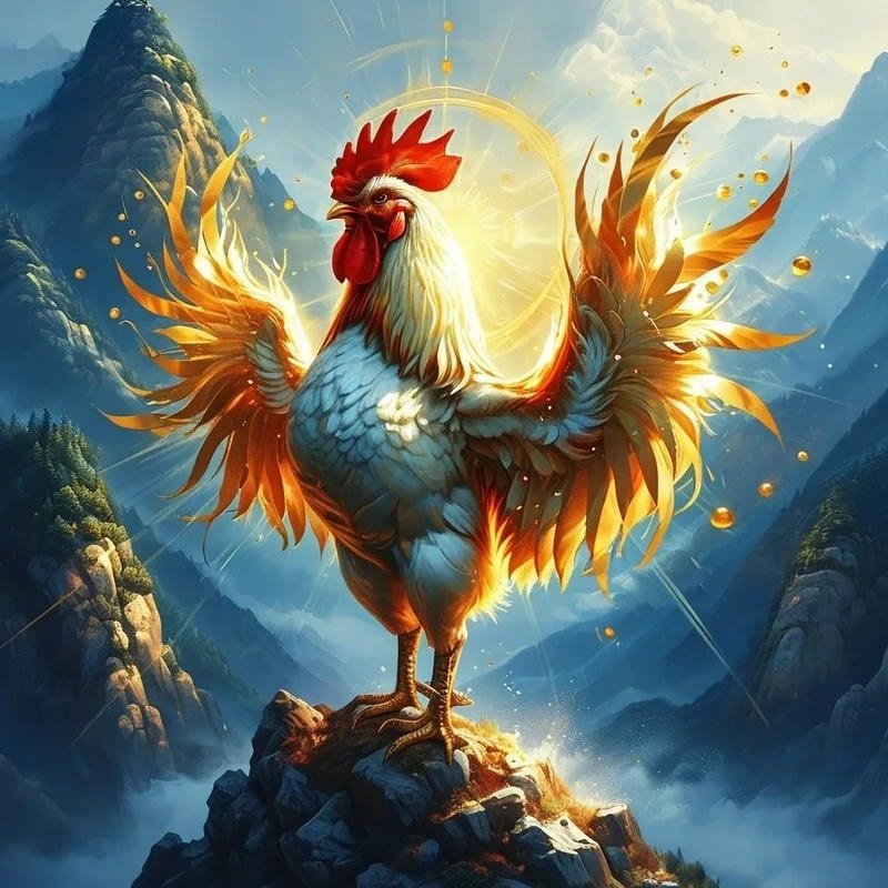 hình nền con gà trống