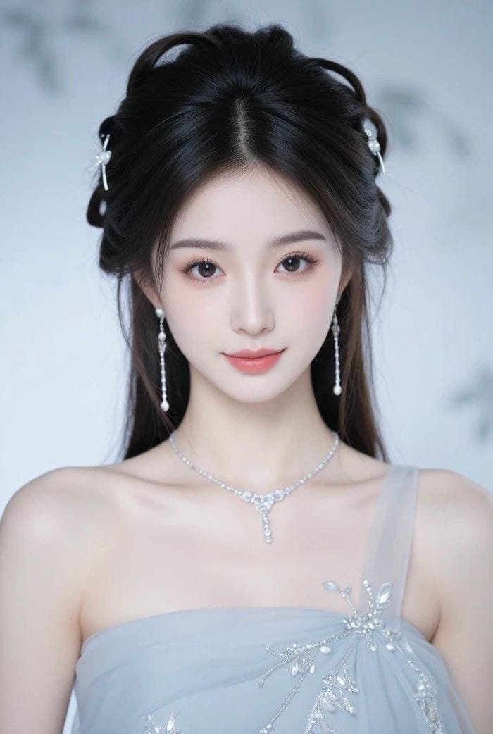 thiếu nữ cổ trang mang phong thái thục nữ