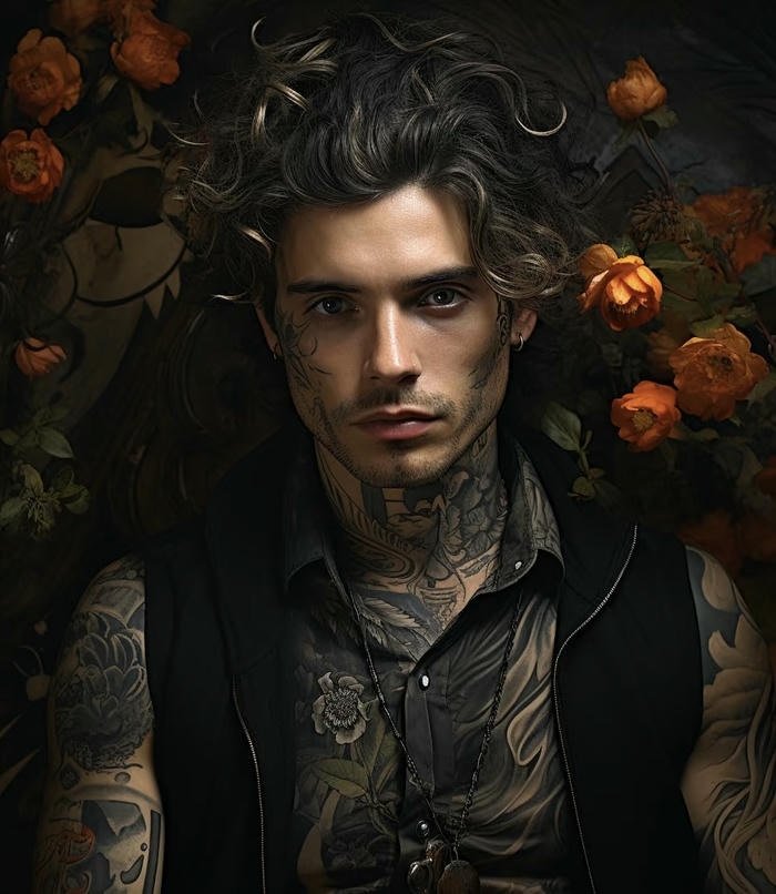 trai đẹp xăm trổ quyến rũ