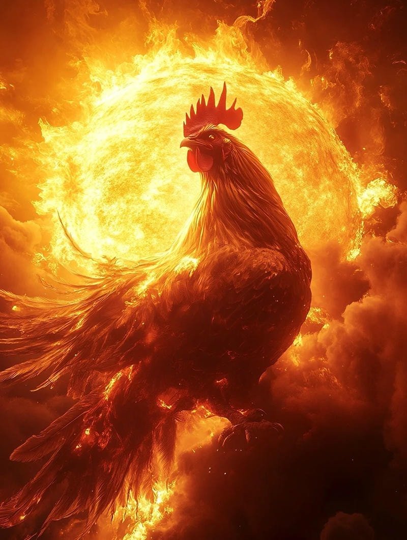 wallpaper gà trống