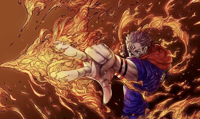 Ảnh Sukuna anime quyền lực