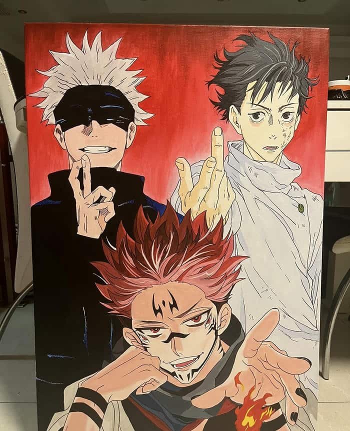 Ảnh Sukuna anime tăm tối