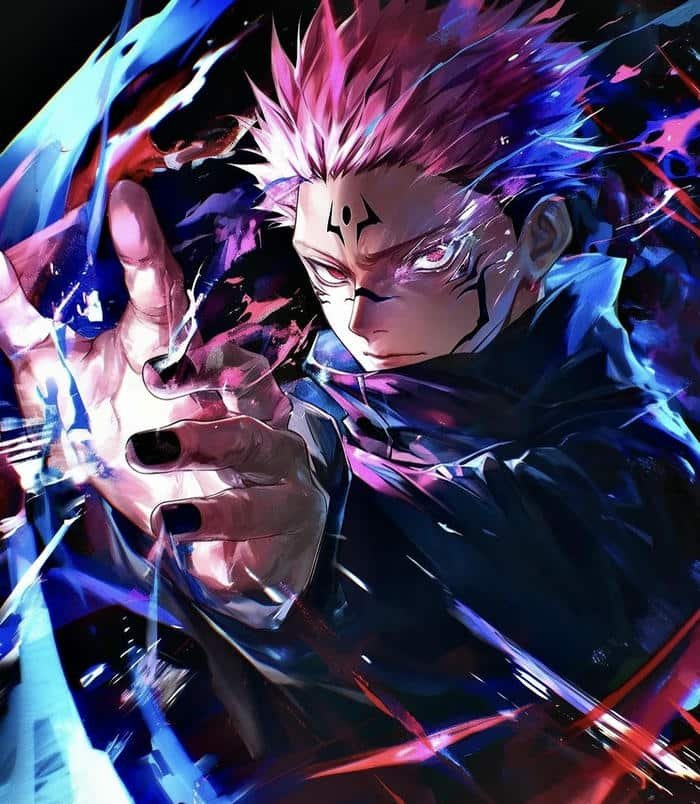 Ảnh Sukuna anime thần thái