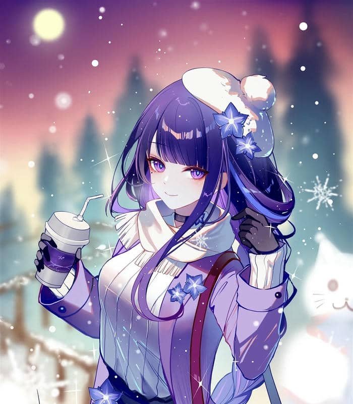 Ảnh anime Genshin tươi sáng