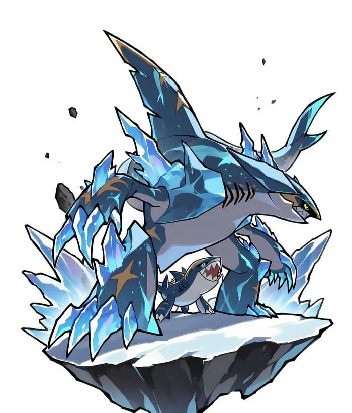 Ảnh cá mập anime sắc nét