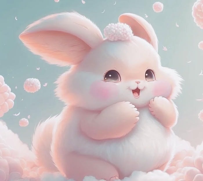 Ảnh thỏ anime ngọt ngào