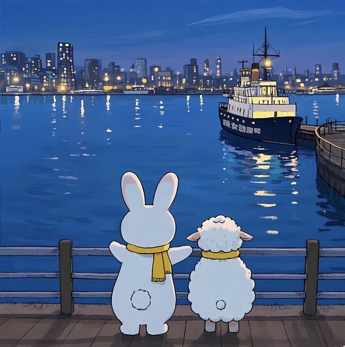 Ảnh thỏ anime vui nhộn