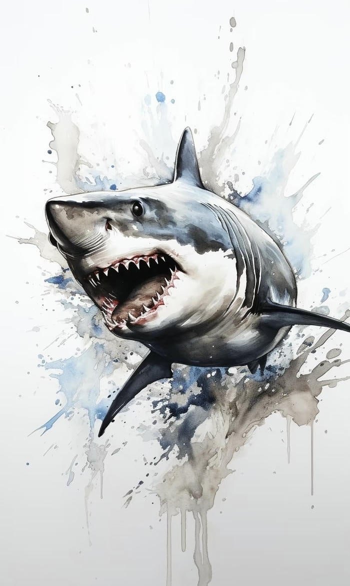 Anime cá mập cute