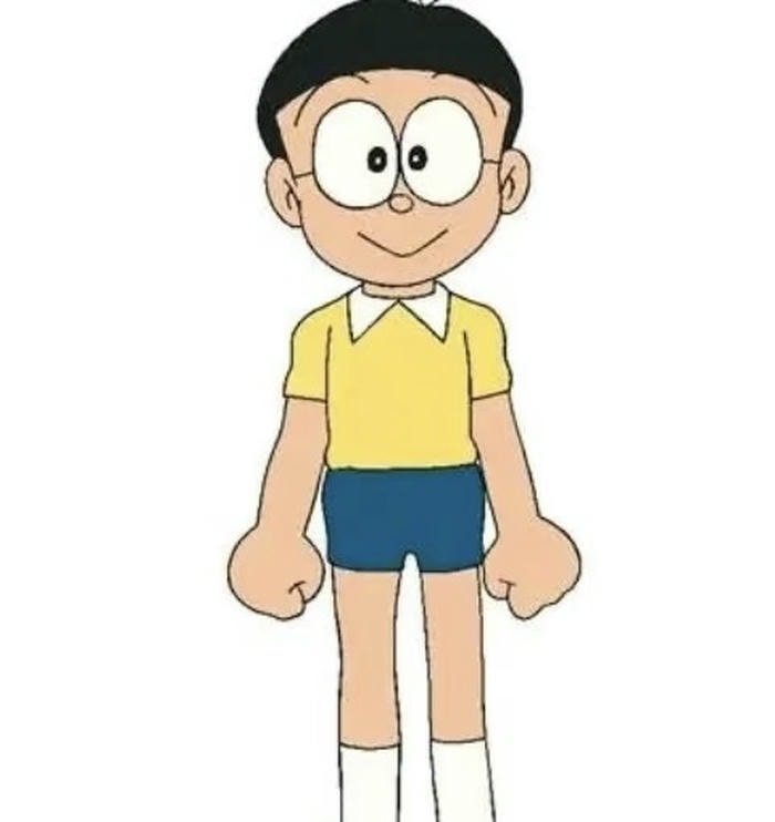 Hình Nobita anime đơn giản