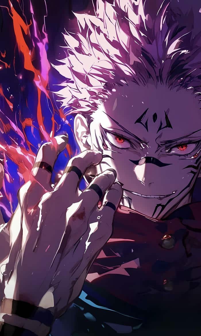 Hình Sukuna anime cực ngầu