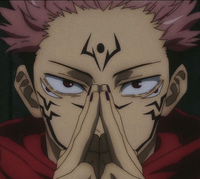 Hình Sukuna anime mạnh mẽ