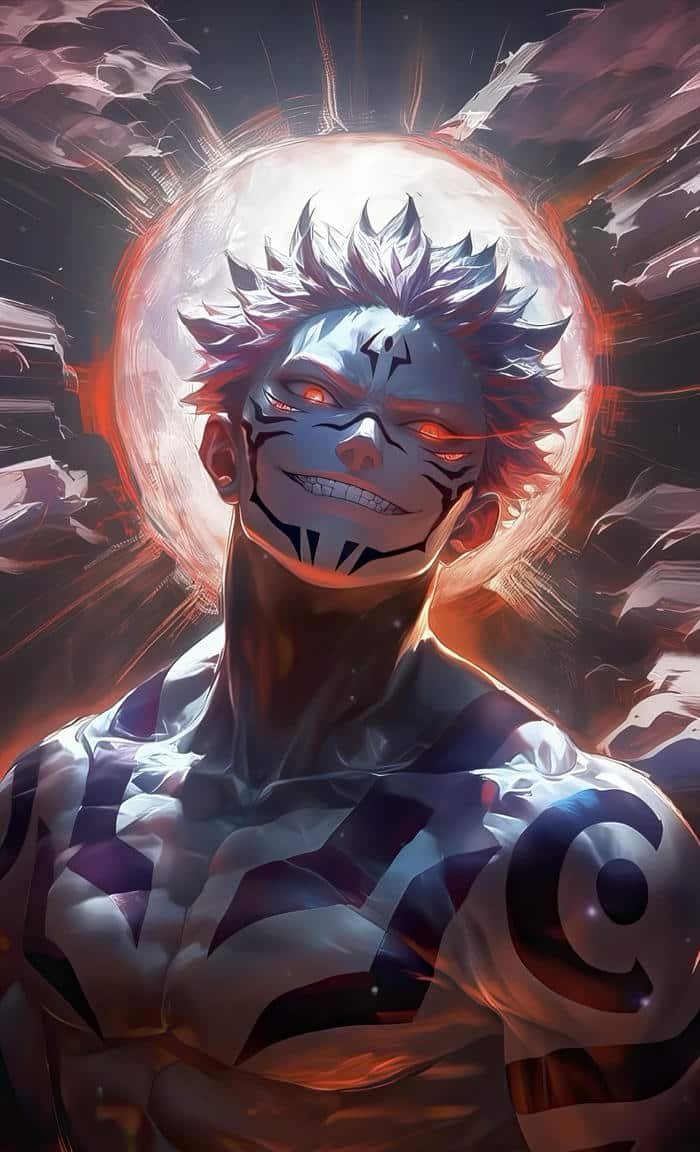 Hình Sukuna anime ngầu lạnh