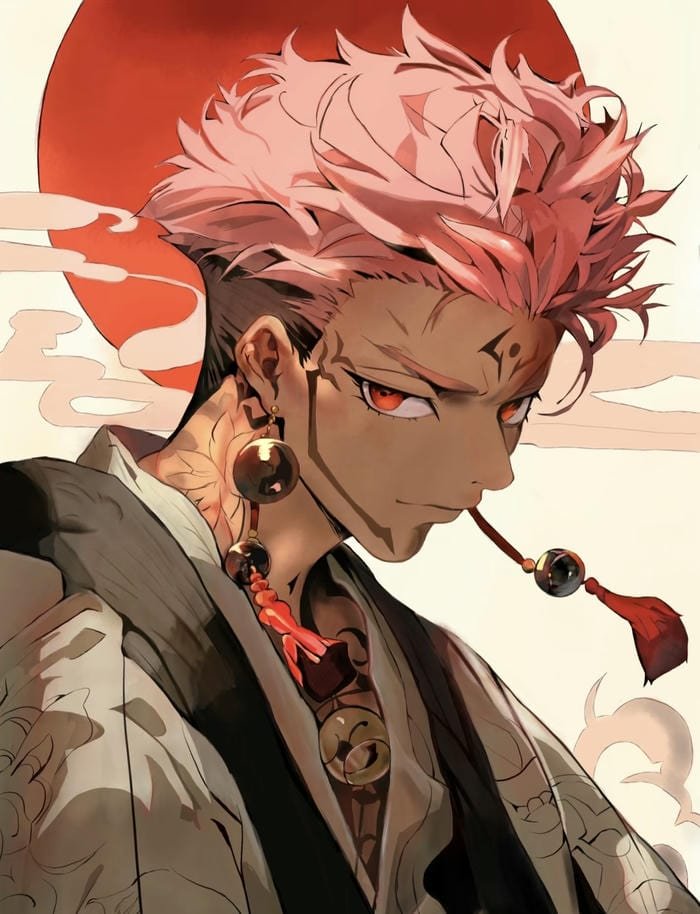 Hình Sukuna đáng sợ