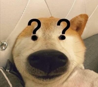 Hình ảnh meme dấu hỏi chấm nhìn ngáo ngáo