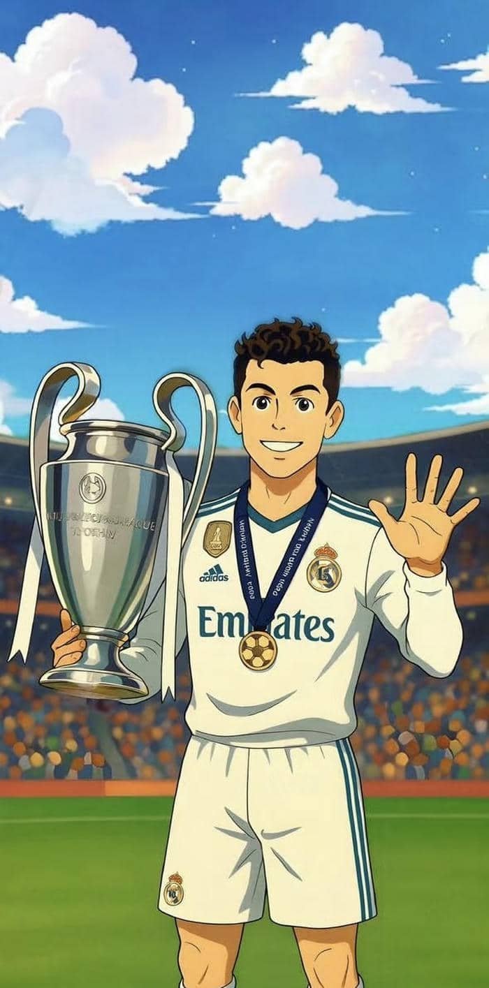 Ronaldo anime ấn tượng