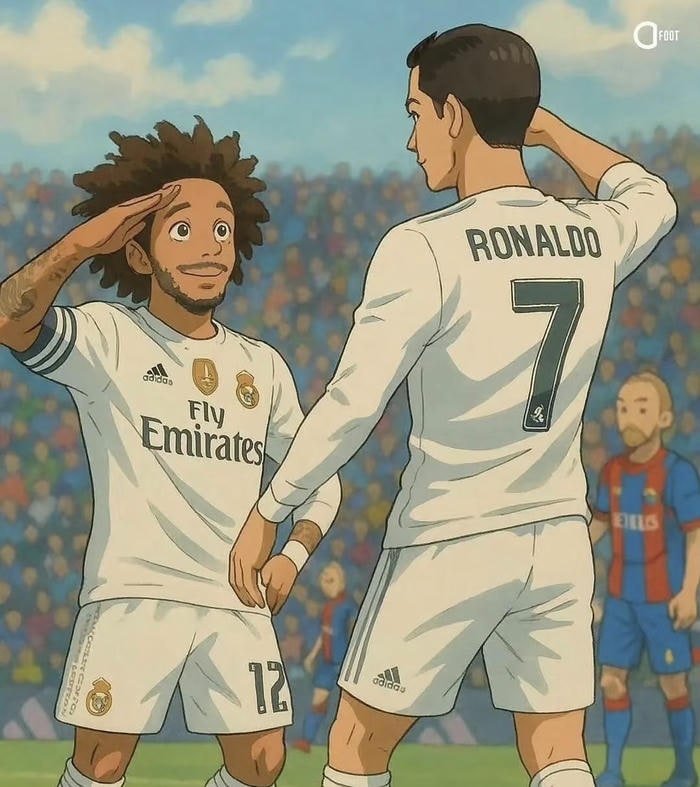 Ronaldo anime cool ngầu