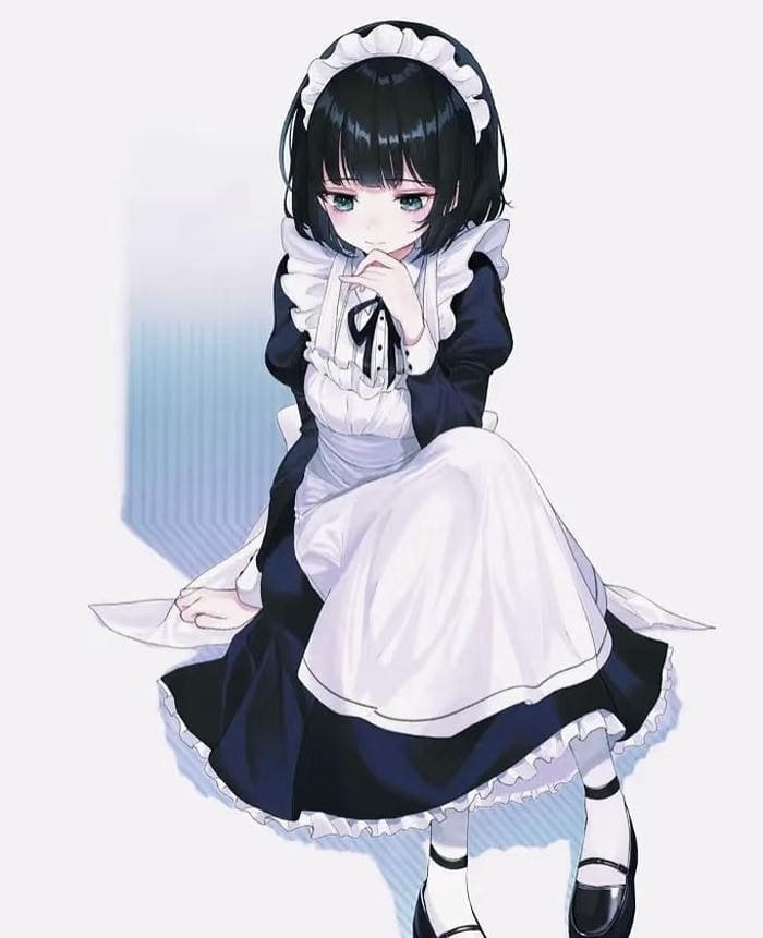 ảnh anime maid đẹp