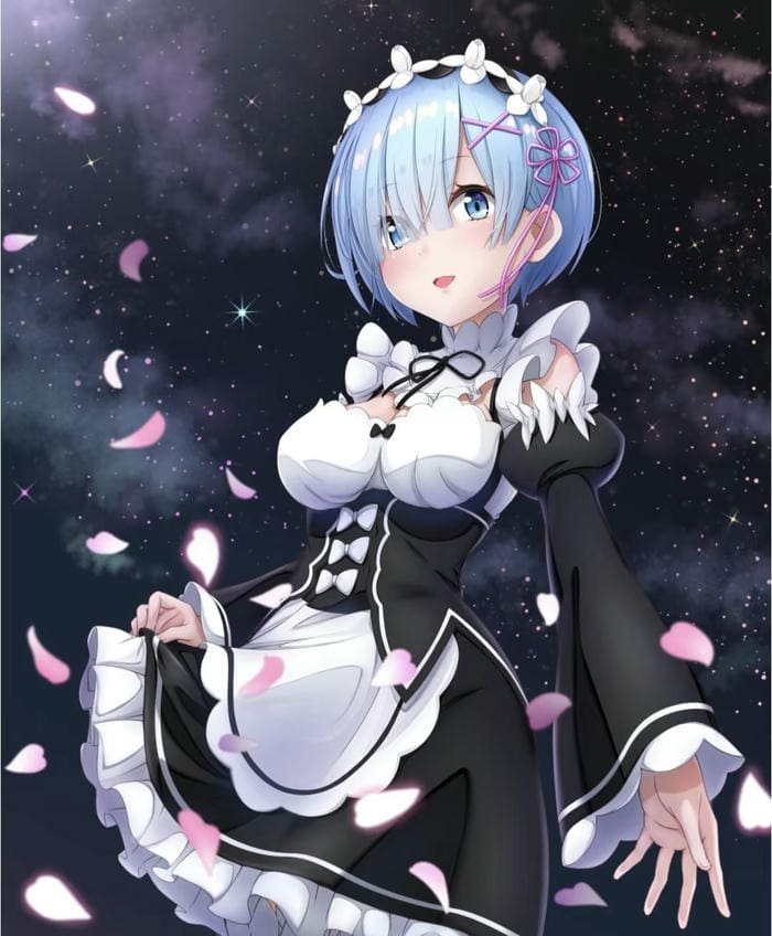 ảnh anime maid mềm