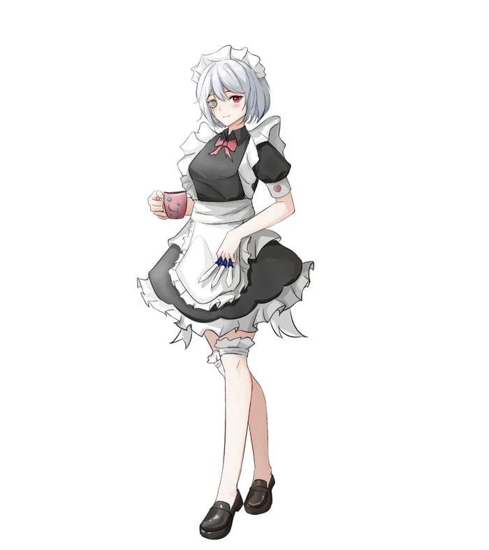 ảnh anime maid mịn đẹp